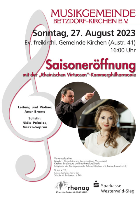 Plakat Rheinische Virtuosen